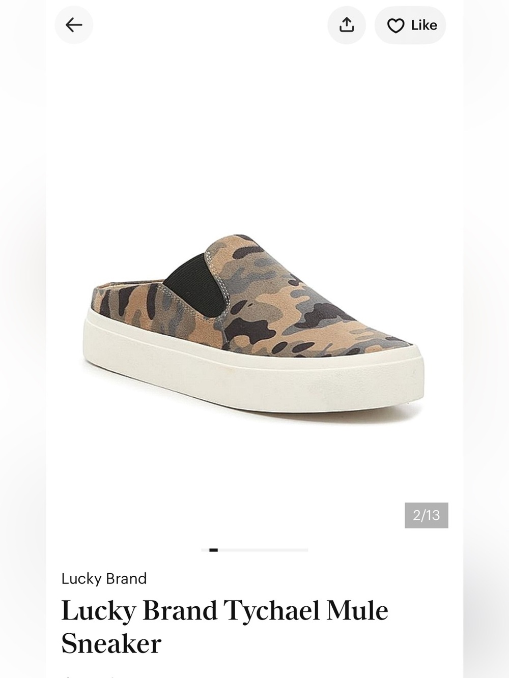 Lucky Brand Tychael Mule Sneaker